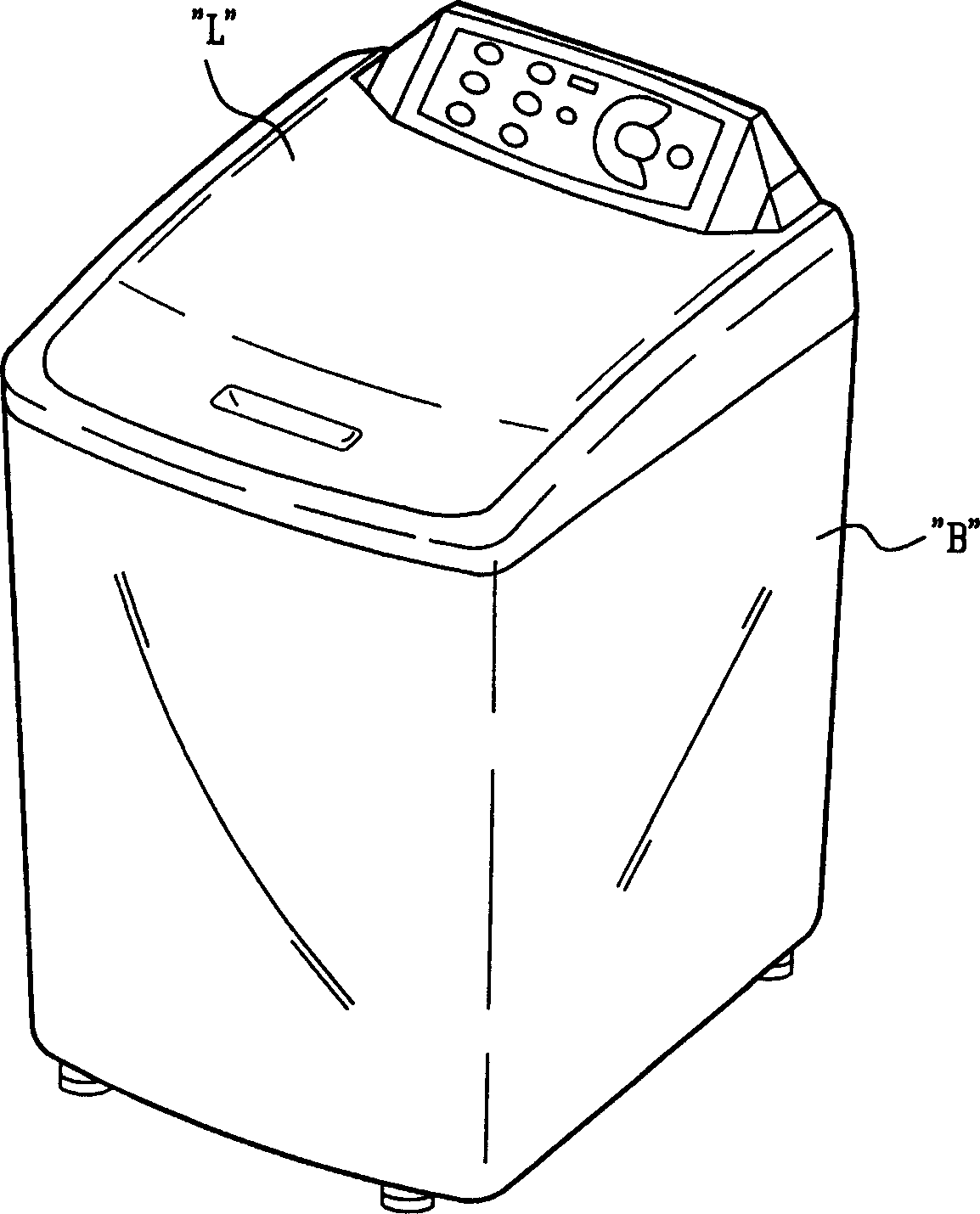 Cover locking device of washing machine