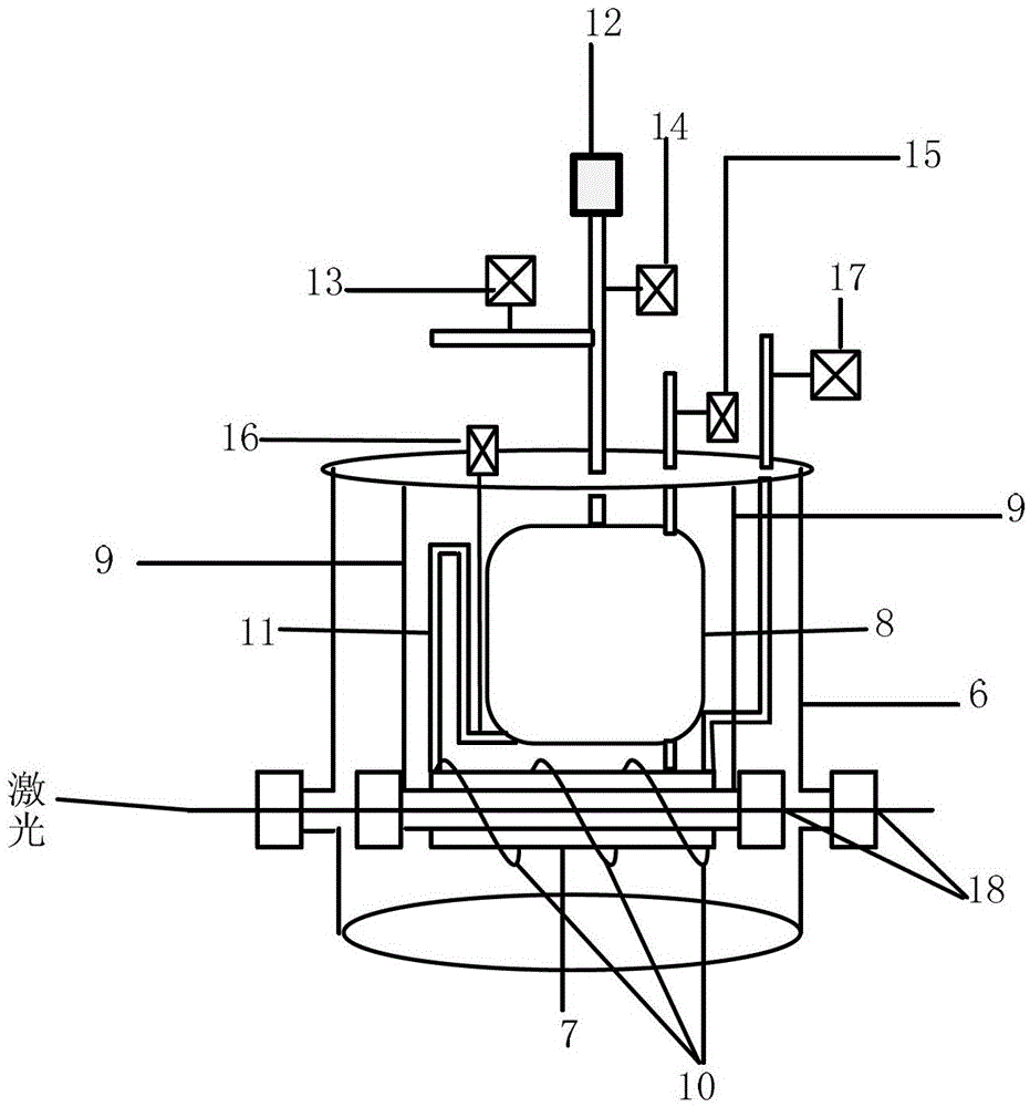 Multi-parameter controllable temperature simulation vertical atmospheric environment absorption pool device