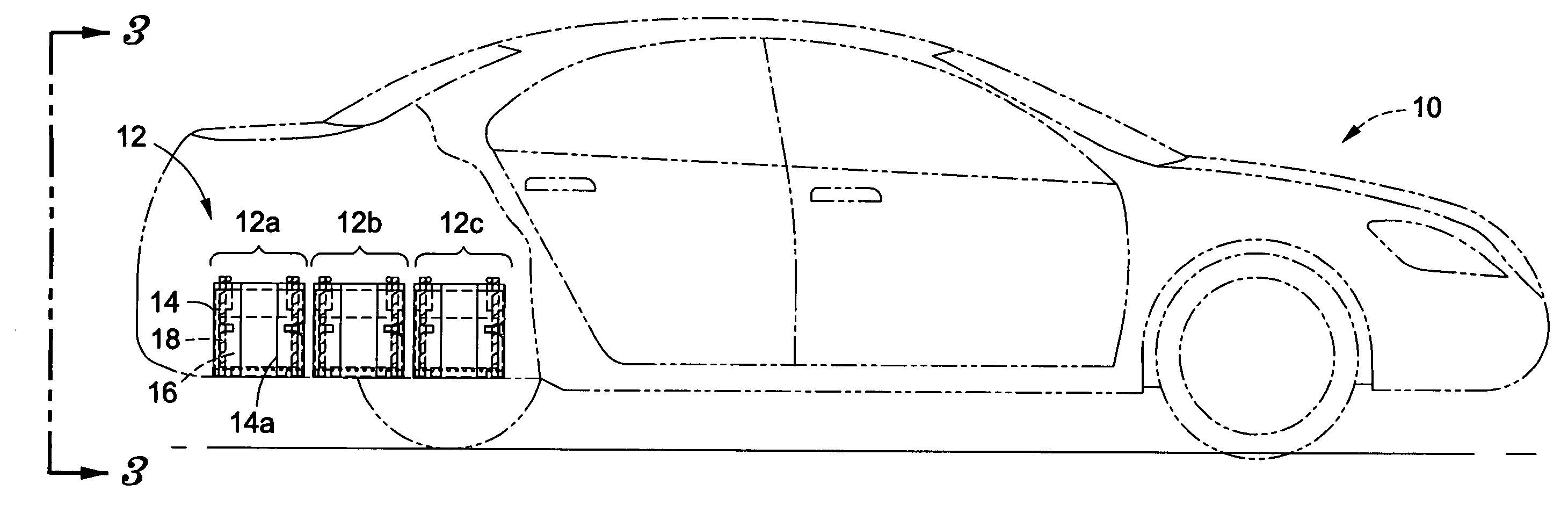 Swappable modulated battery packs system for electrically driven vehicle