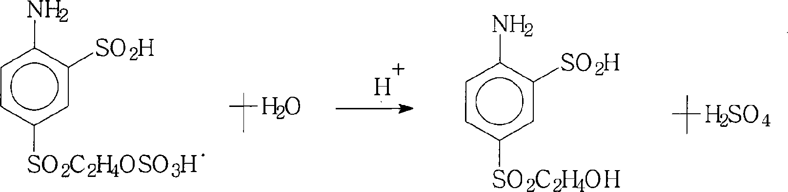 Method of synthesizing sulfonation paratope ester