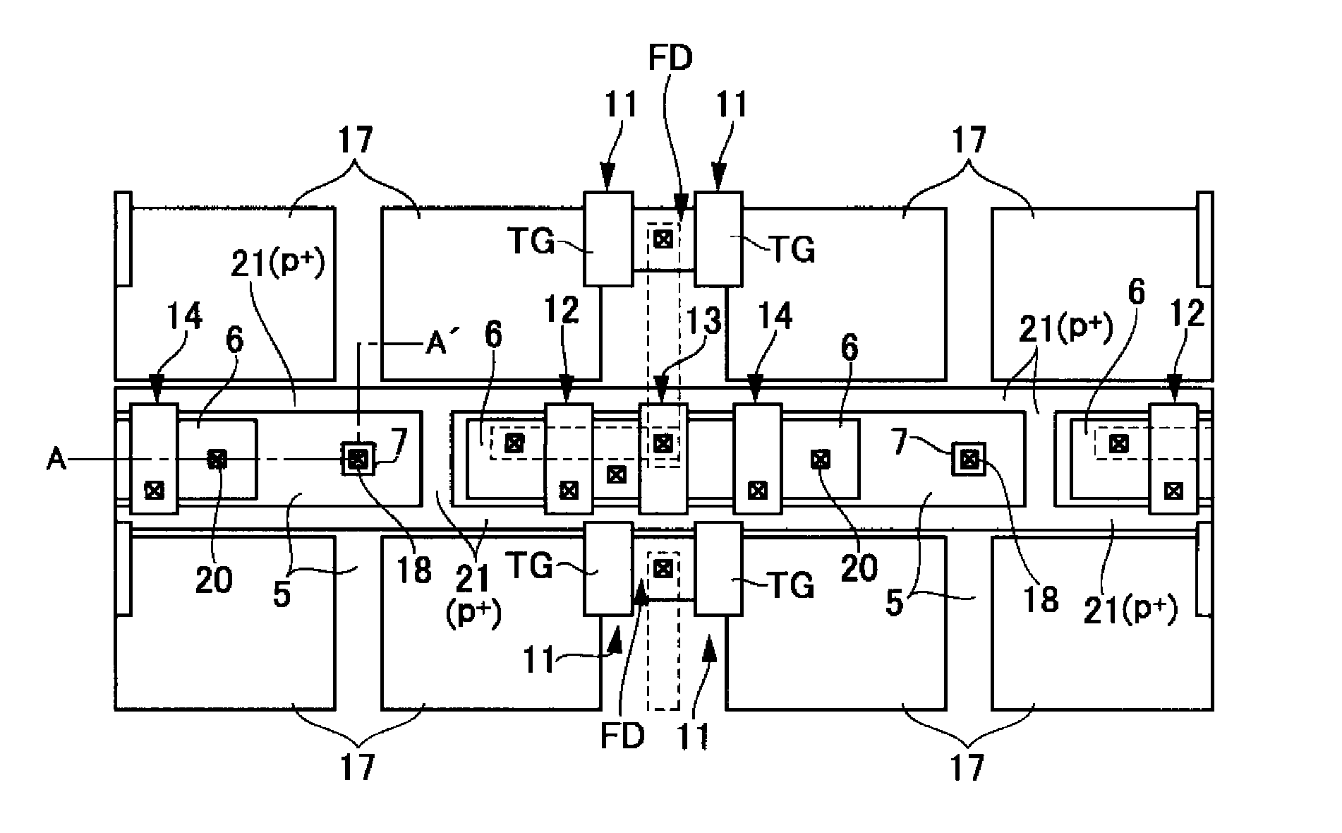 Solid-state image pickup element and image pickup apparatus