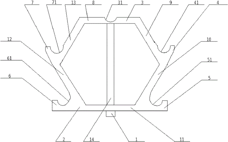 Conductor supporting frame for deicing through five-split conductor mechanical vibrations