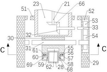 Automatic cement smearing and troweling device for building stairs