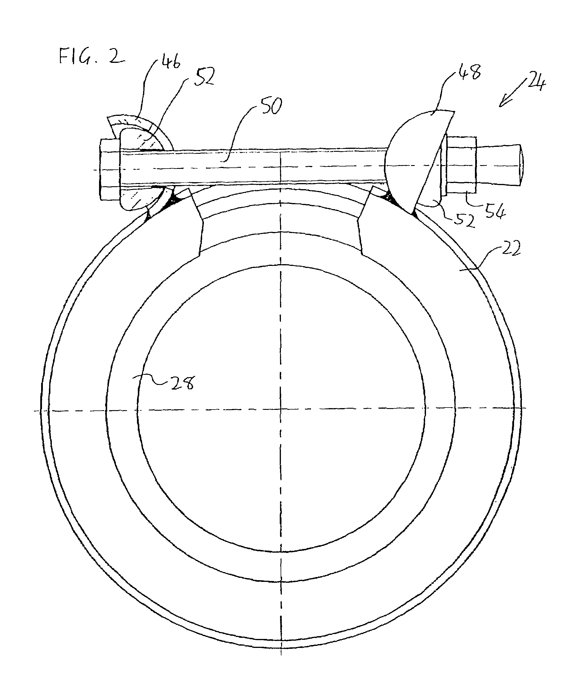 Universal pipe connectors and sealing element therefor