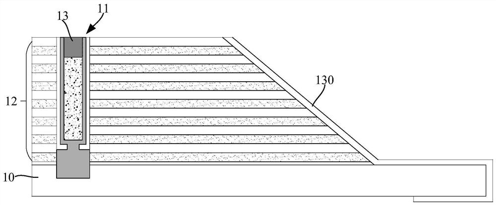 Polycrystalline silicon material filling method in semiconductor device structure and preparation method of 3D NAND memory