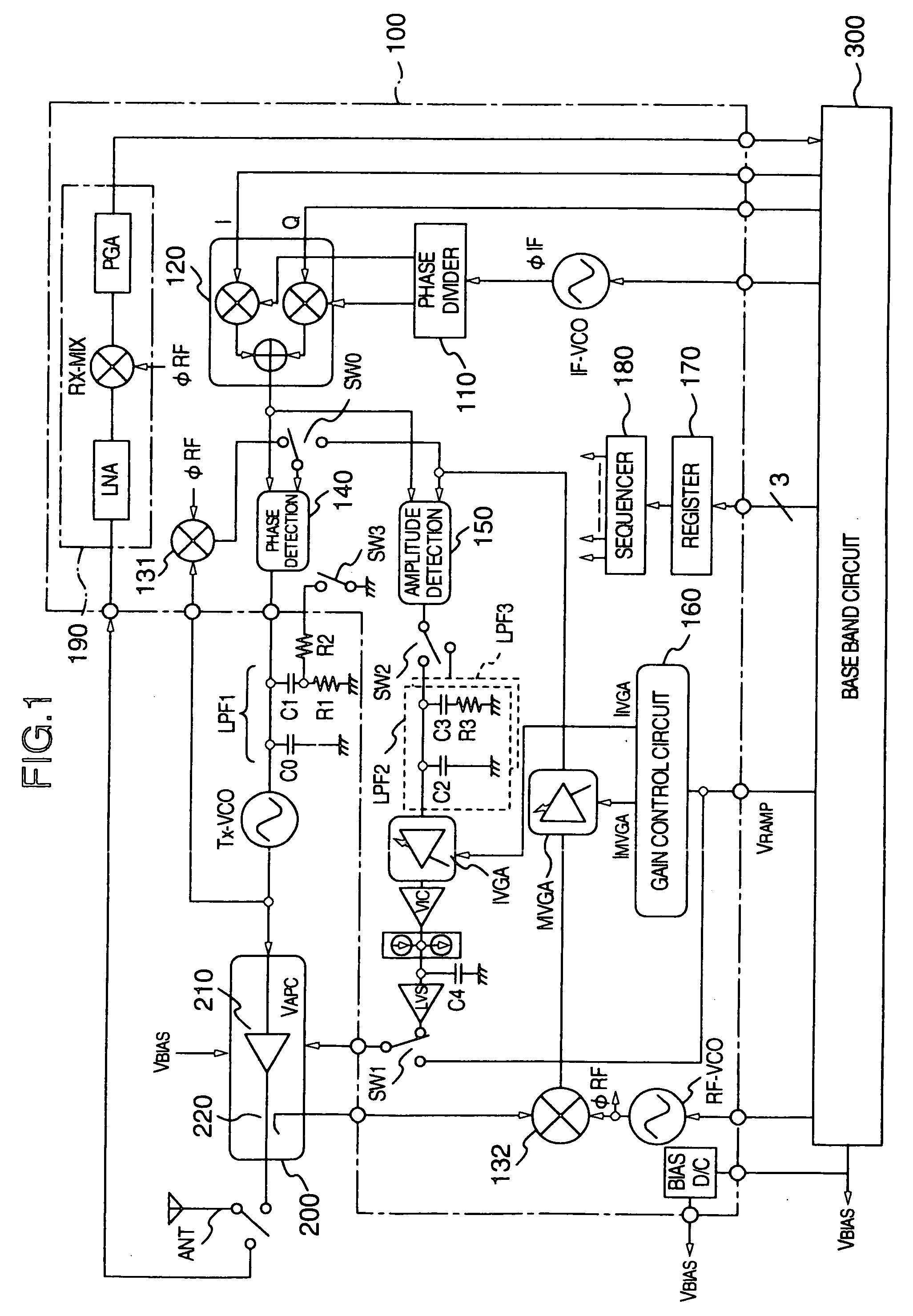 Transmitter and semiconductor integrated circuit for communication