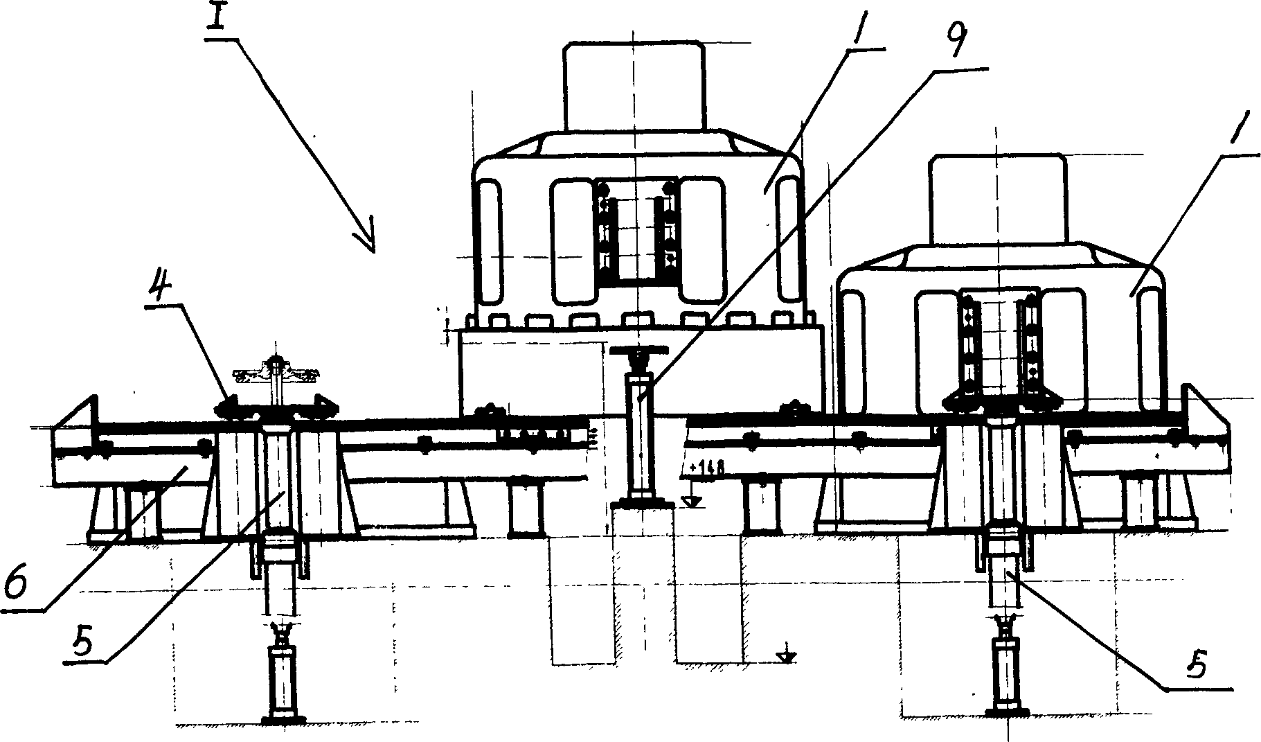 Radial tyre vulcanization production line