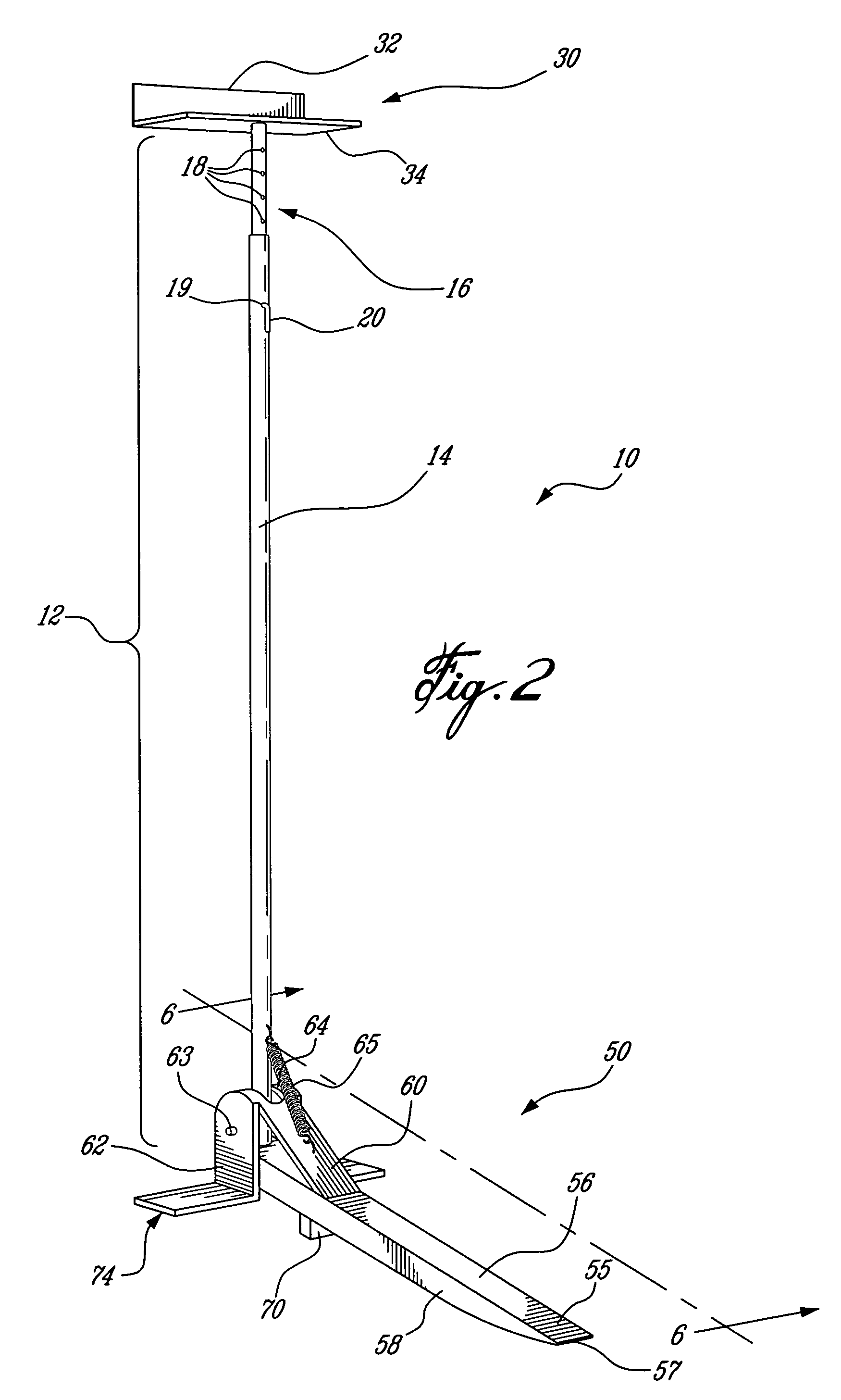 Device for holding and positioning construction materials