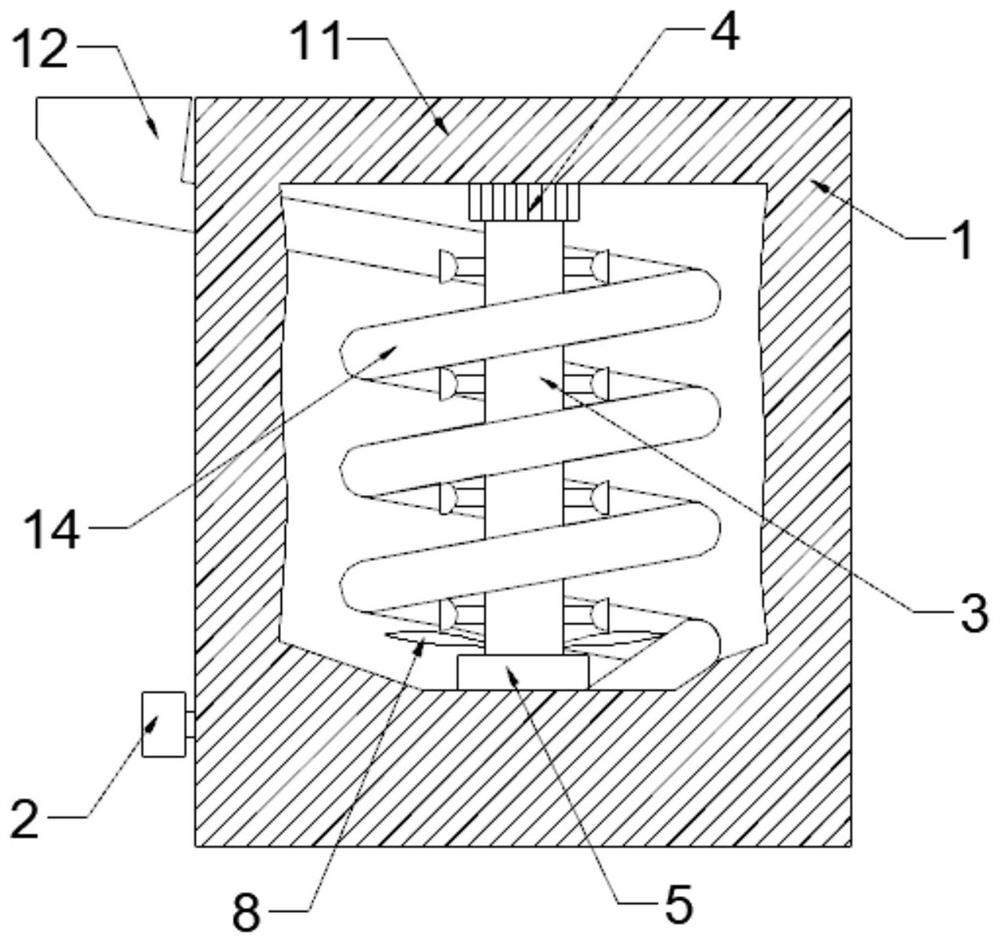 A water vapor condensation recovery water-saving sound-absorbing cooling tower