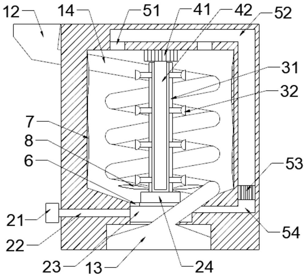 A water vapor condensation recovery water-saving sound-absorbing cooling tower