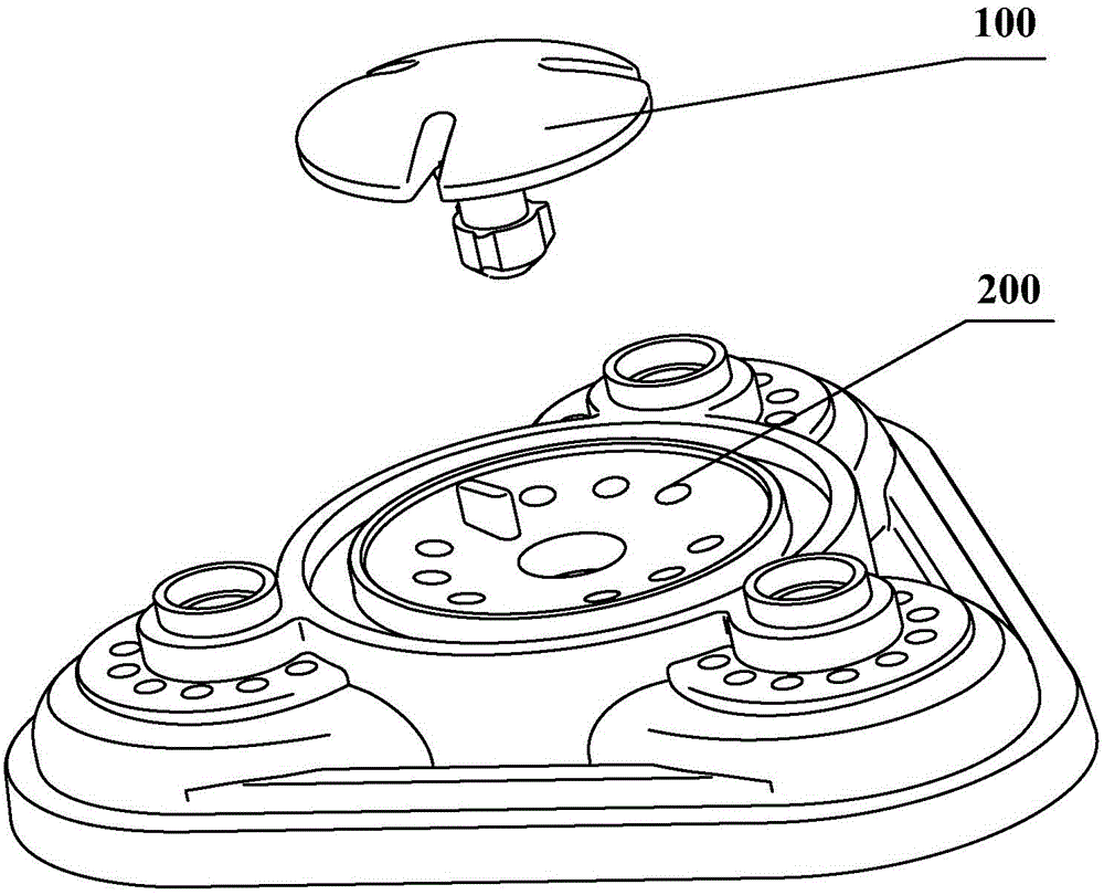 Valve plate and one-way valve