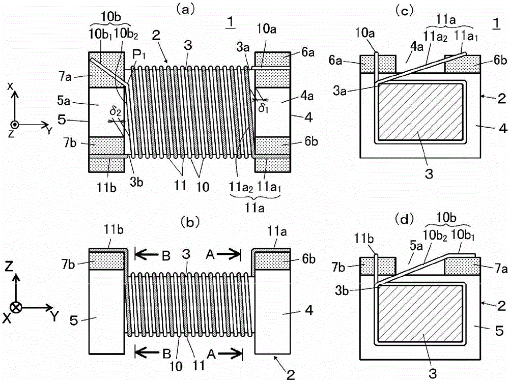 Multiple-wire winding method, multiple-wire winding device, and wound coil component