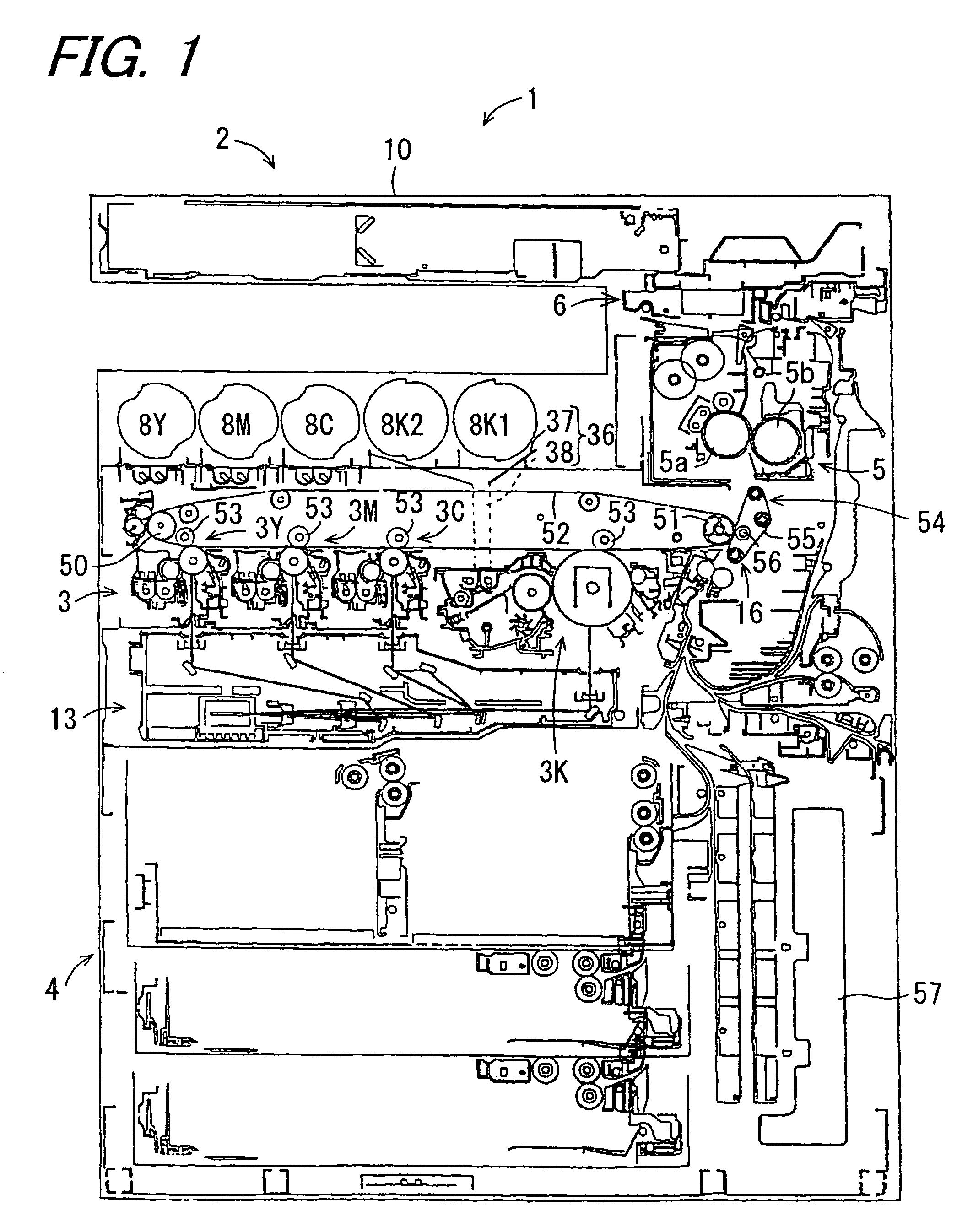 Image forming apparatus for supplying toner from one of a plurality of toner cartridges