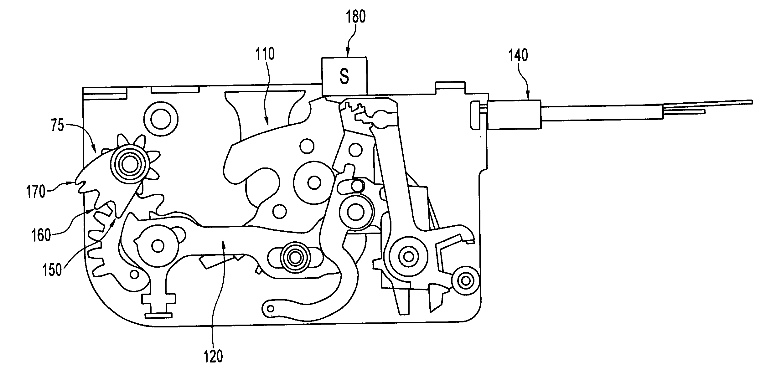 System and method for registering the drive mechanism position of a latch apparatus after power loss