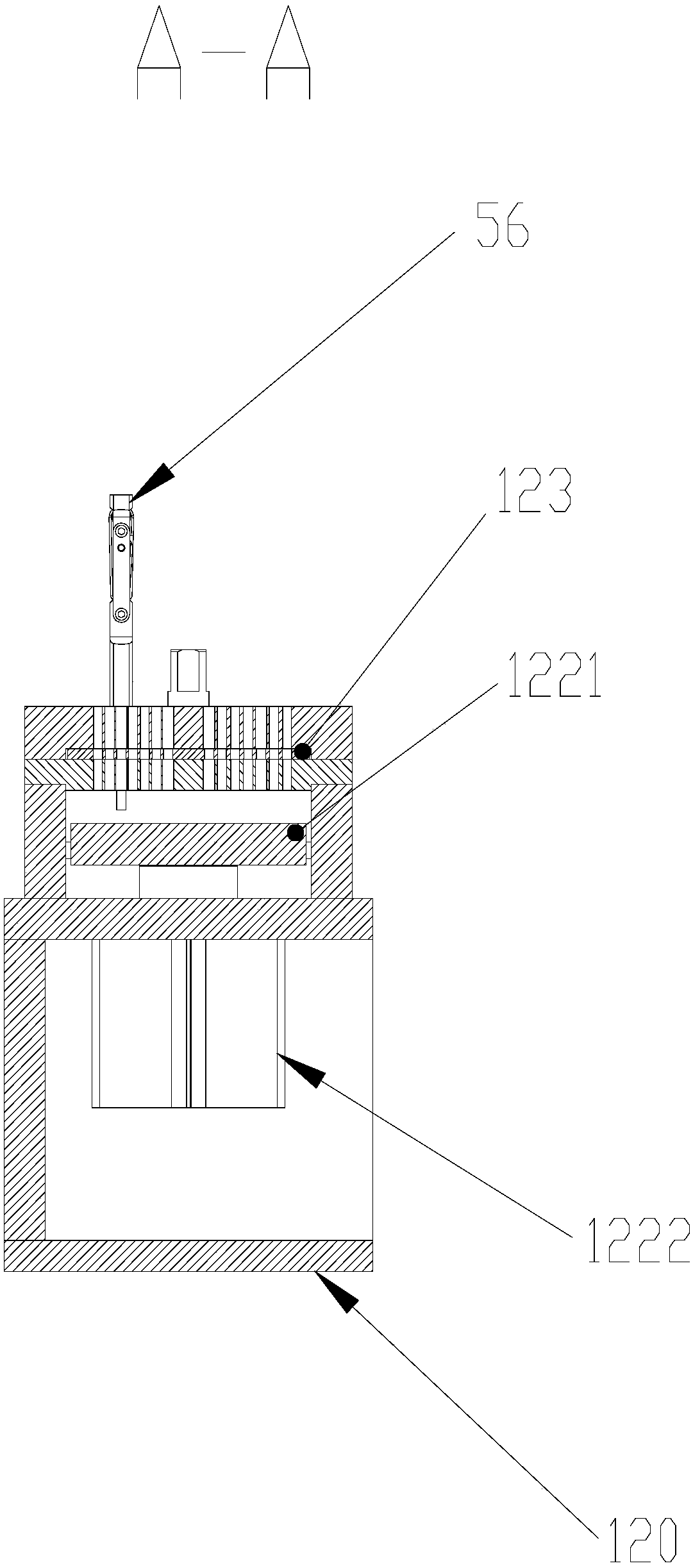 Receiving seat mounting mechanism and tube expander with same