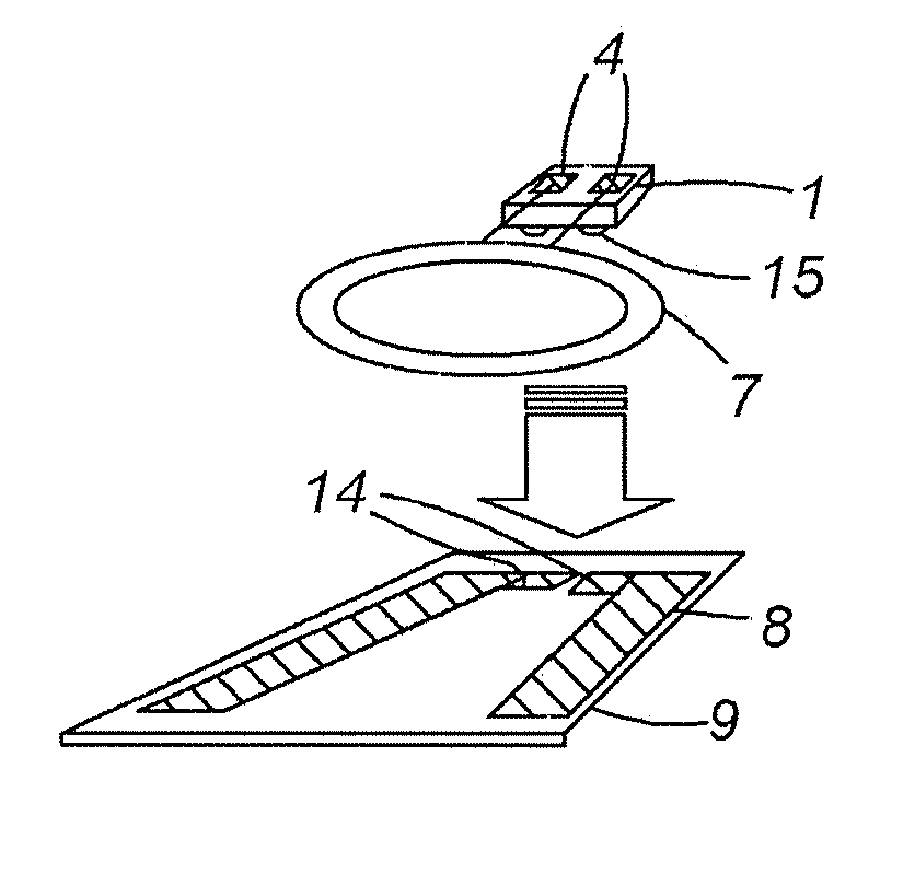 Hybrid frequency contactless transponder unit, module for and method of manufacturing