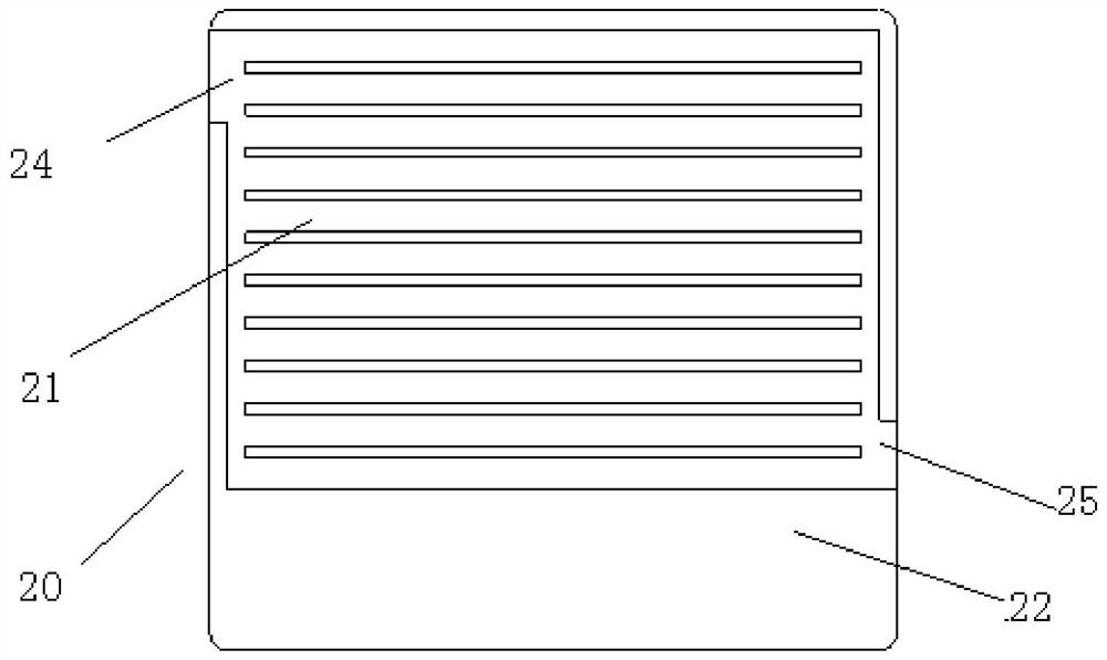 A heat dissipation bipolar plate for a fuel cell