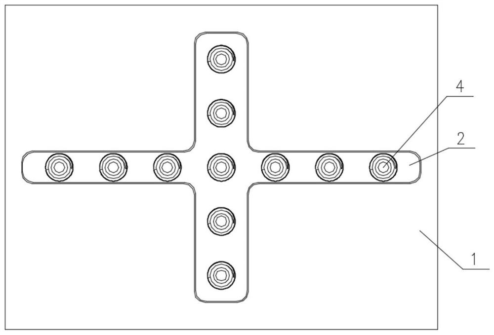 A flexible crimping device and method suitable for microwave components