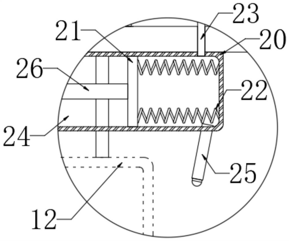 Scratching and water supplementing integrated device for bag-cultivated pleurotus nebrodensis