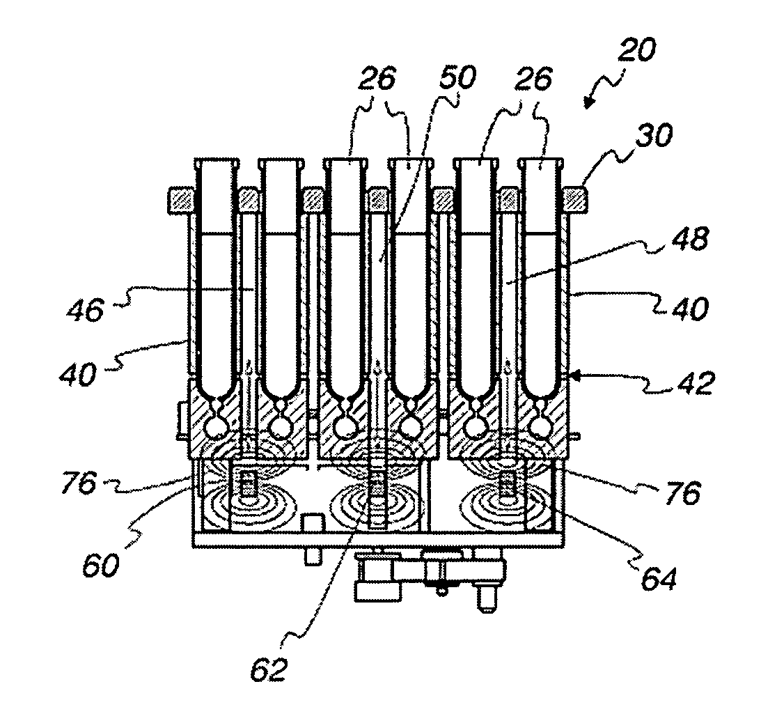 Apparatus and method for handling fluids for analysis