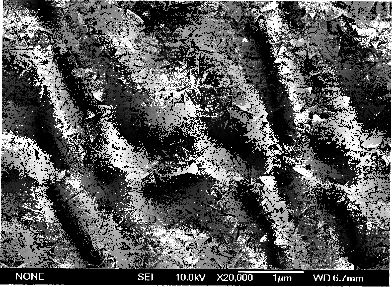 Method for preparing cuprous thiocyanate thin film using triethanolamine complexing water-based galvanic deposit liquid