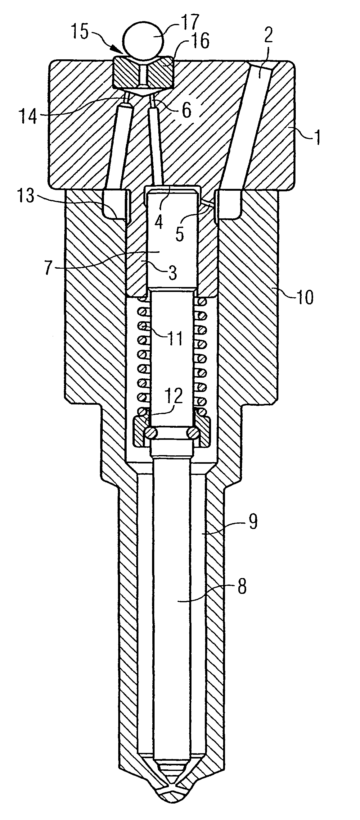 Control module for an injector of an accumulator injection system