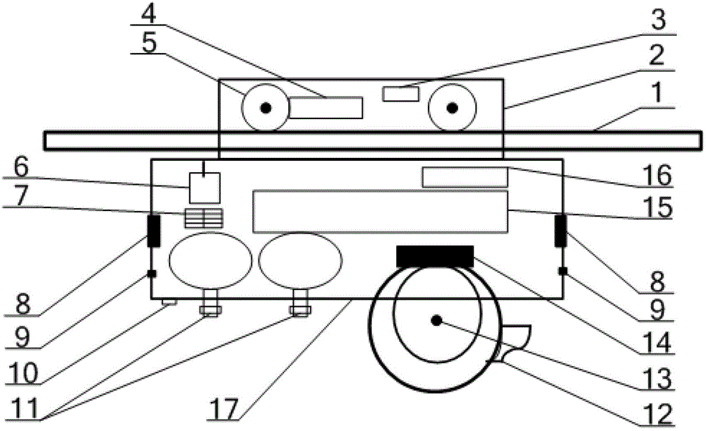 Suspended intelligent firefighting robot