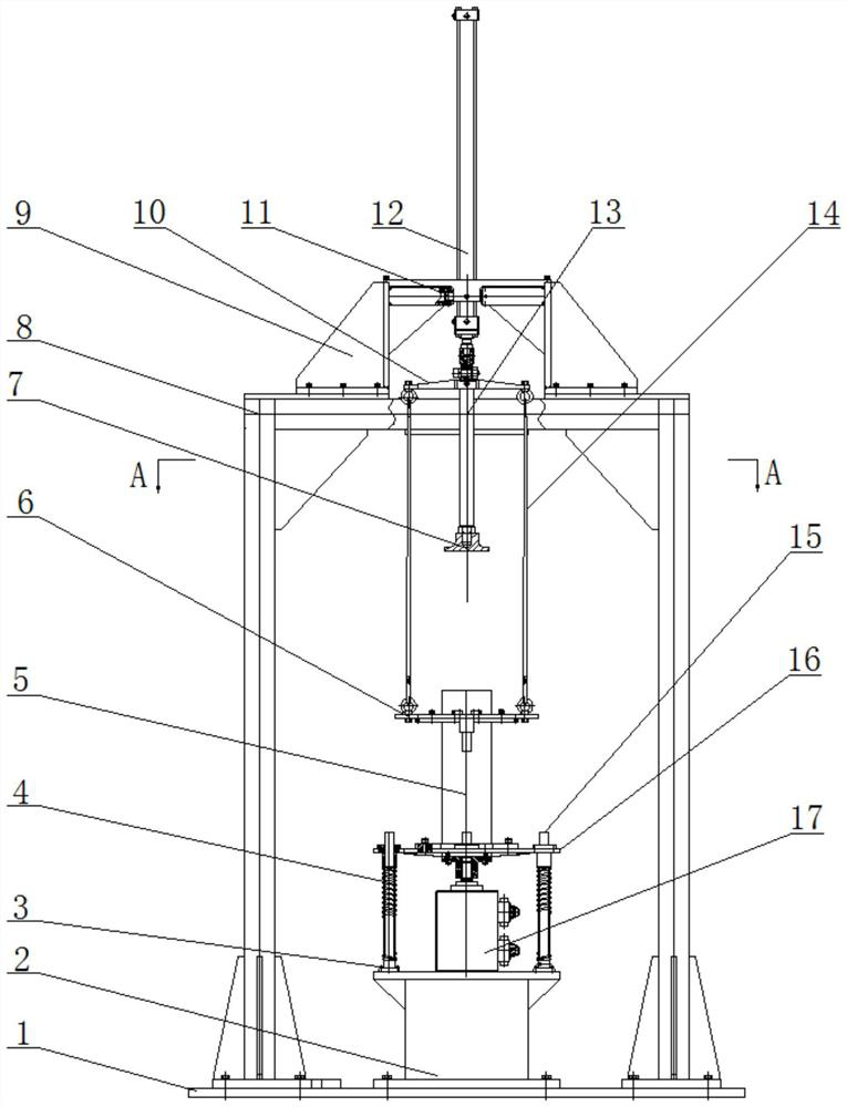 Hydraulic pressing vibration forming device for graphite electrode products and forming method