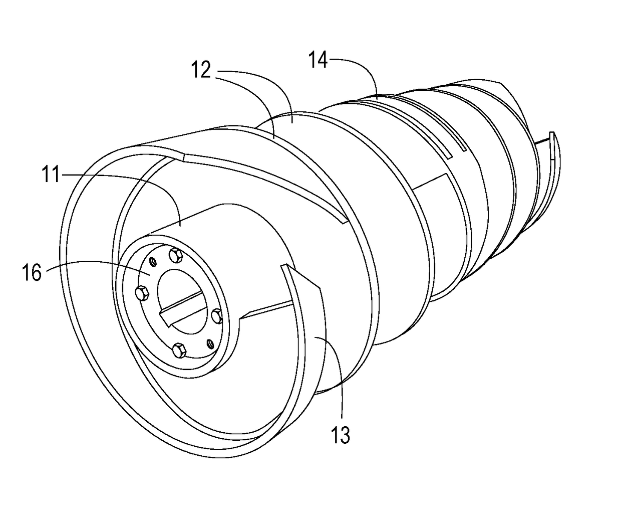 Spiral clean pulley