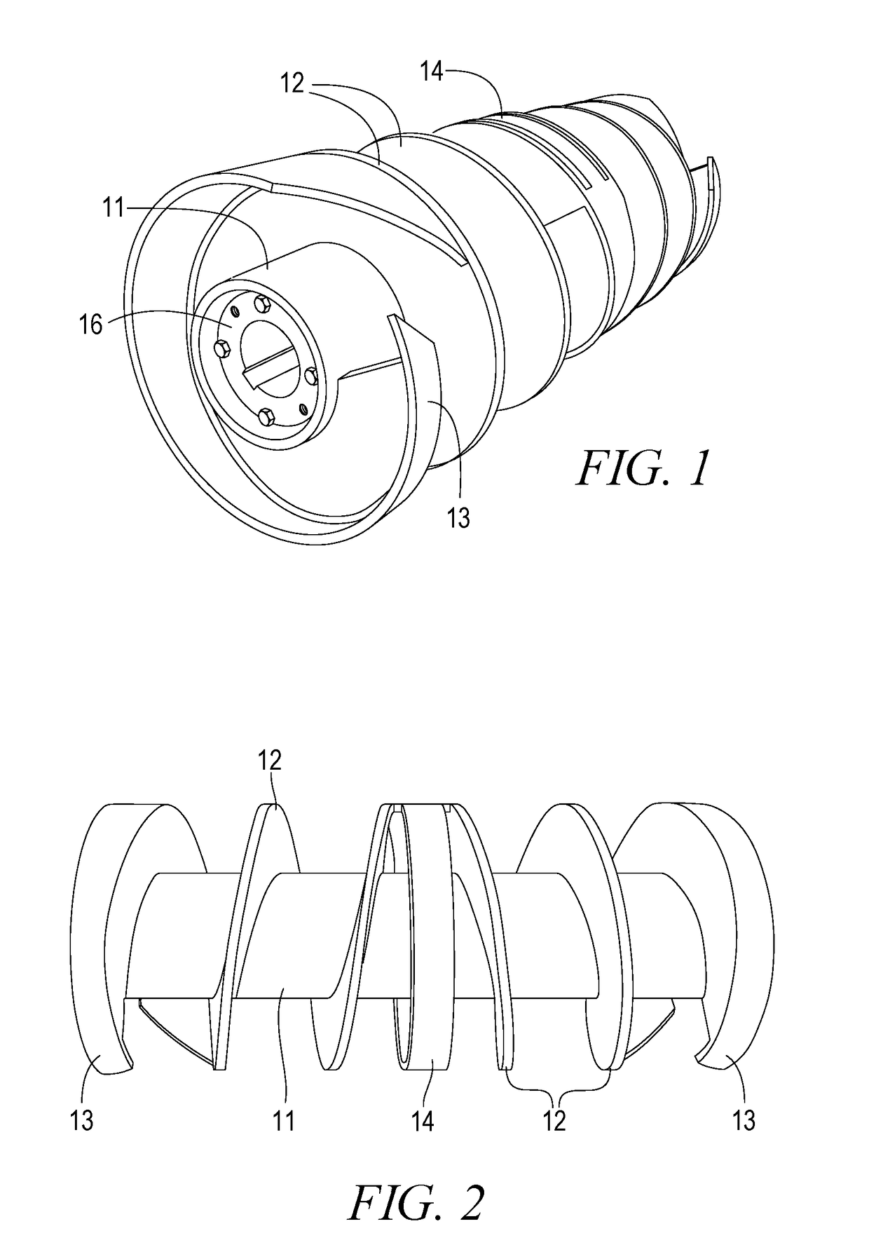 Spiral clean pulley