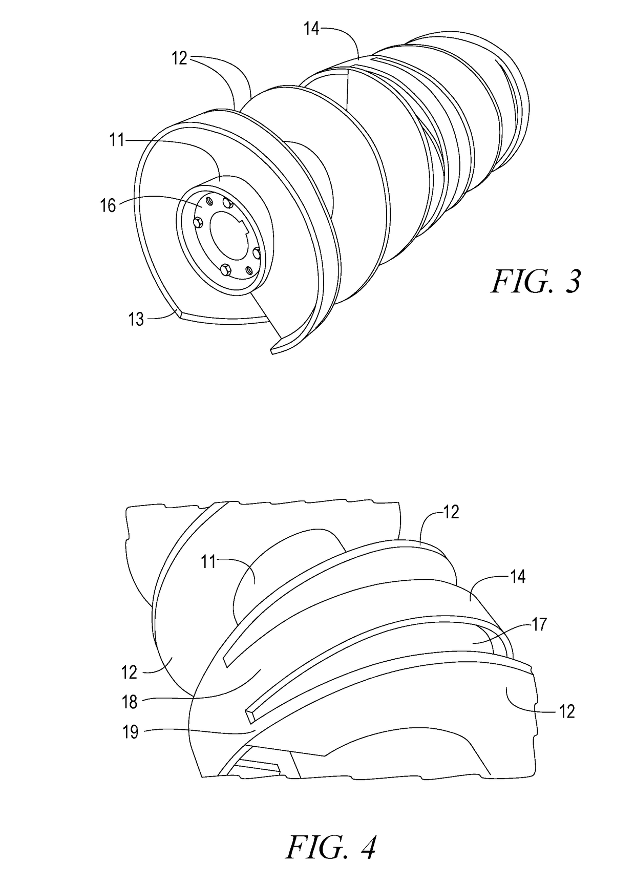 Spiral clean pulley