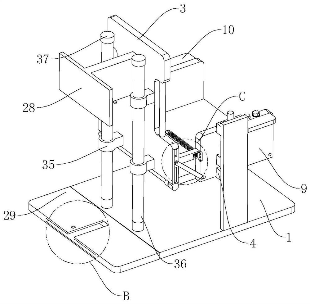 An auxiliary exercise device for postoperative intestinal paralysis