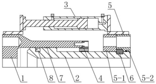 Piston type high pressure expansion joint