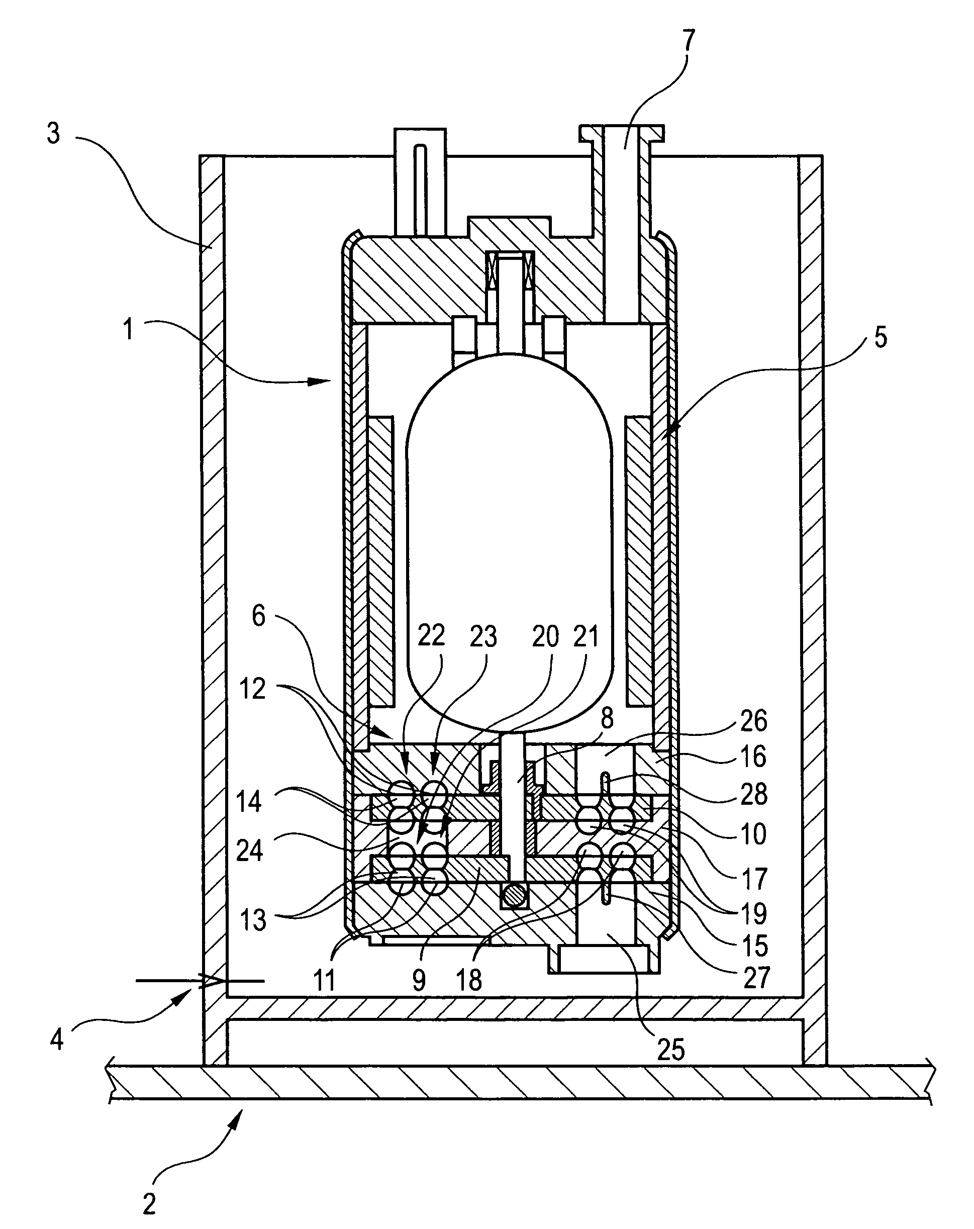 Fuel pump for a fuel tank