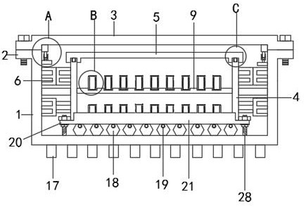 High-sealing-grade battery pack structure for new energy electric vehicle