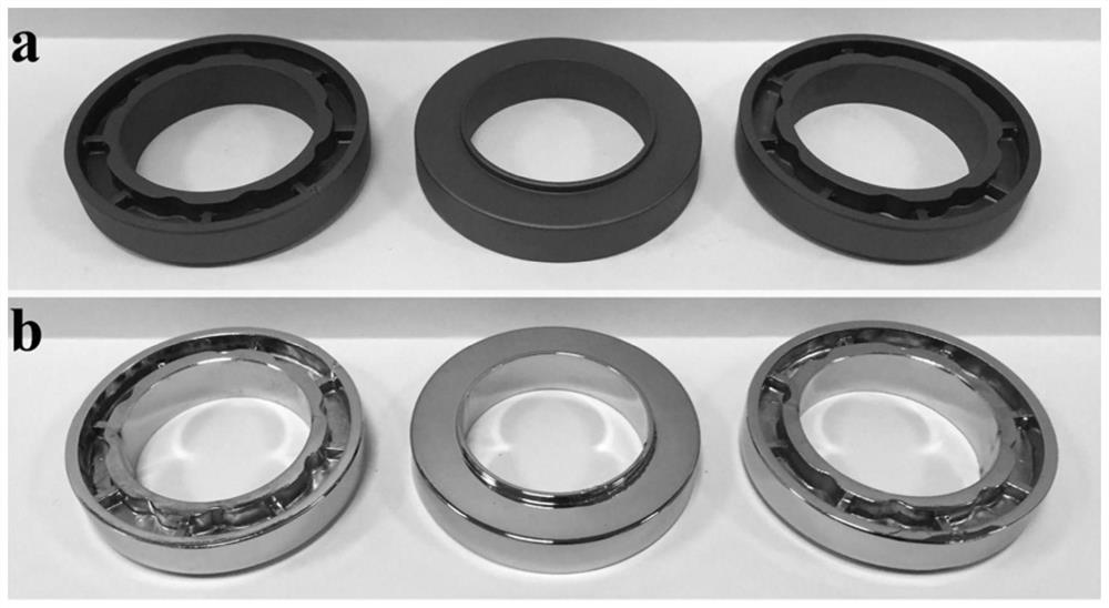 A conductive surface treatment method before electroplating of abs plastics