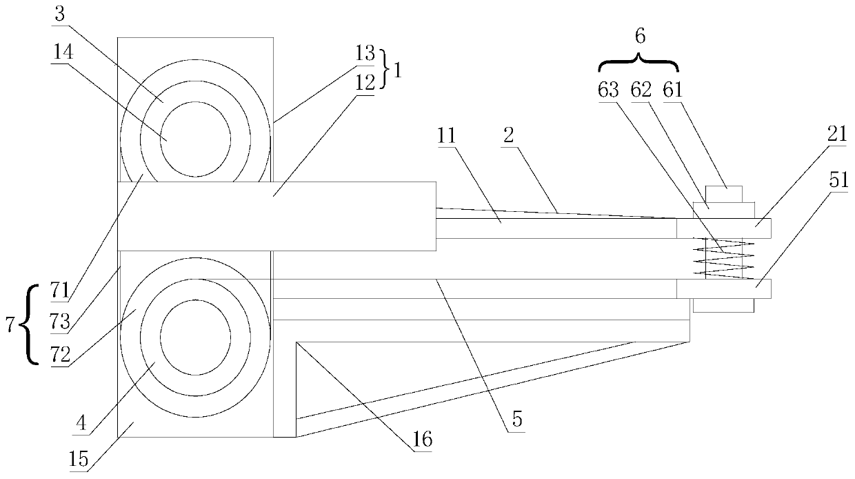 Sunshade capable of reducing impact force of overhead falling object