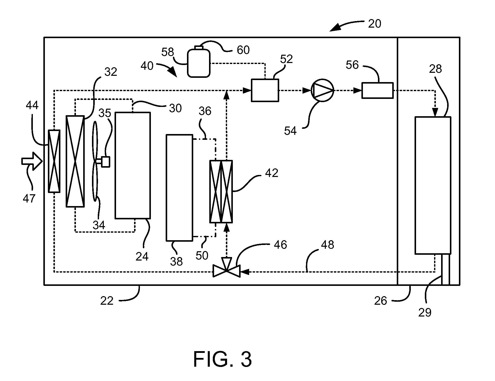 Battery thermal system for vehicle