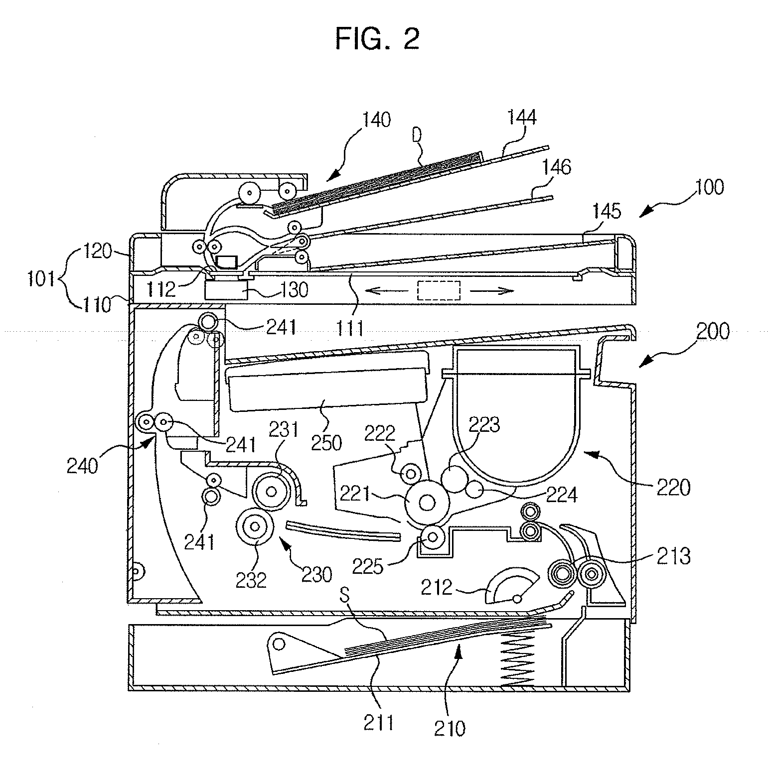 Image reading device and image forming apparatus having the same