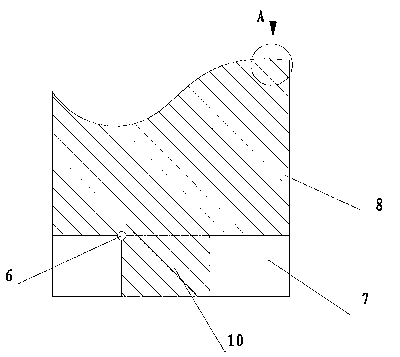 Small size planar antenna with five frequency ranges being covered