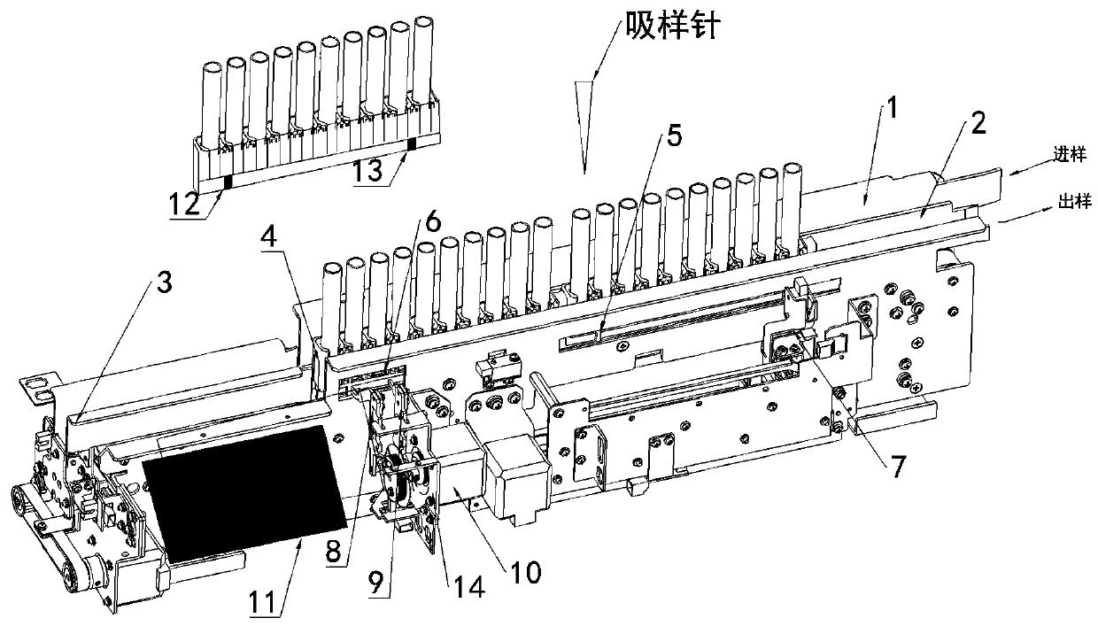 Sample conveying device