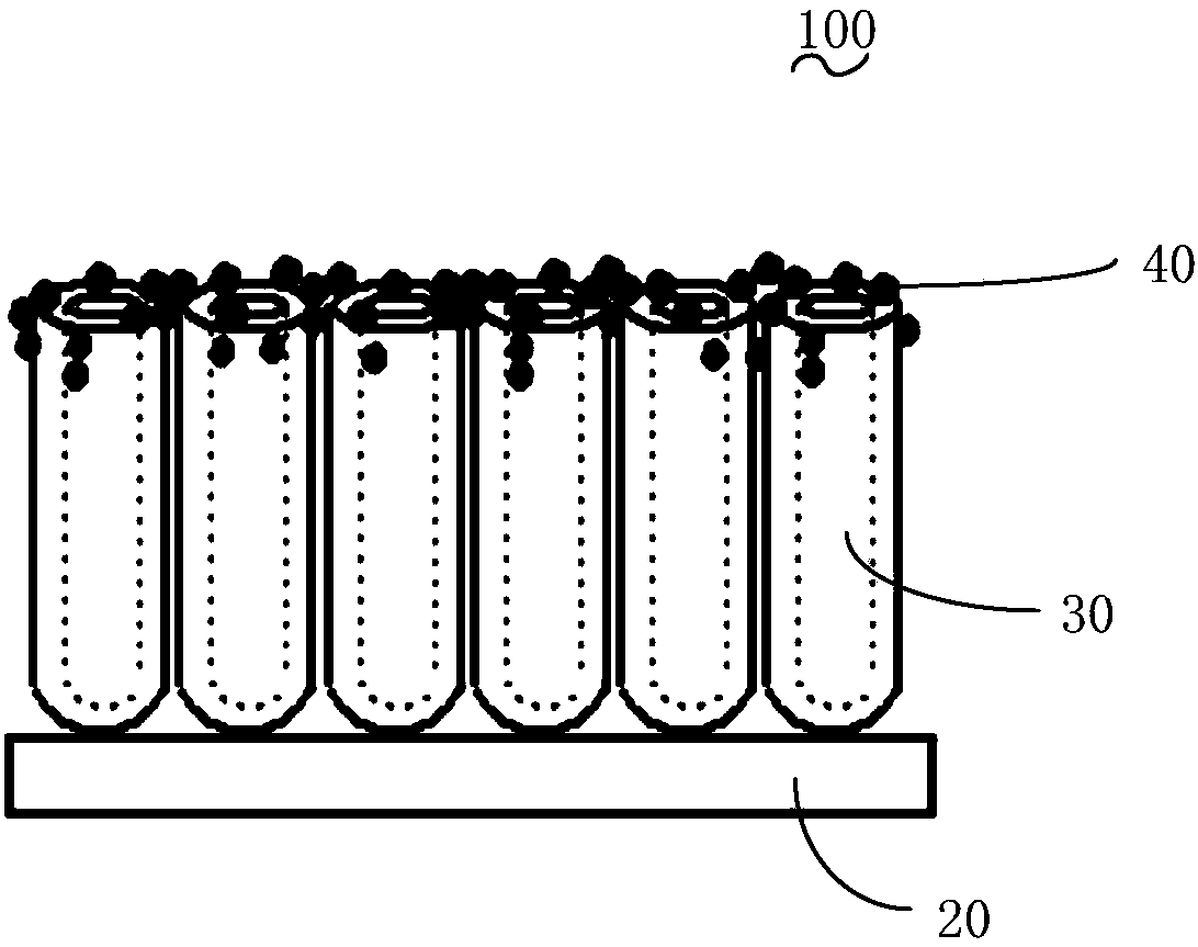 Preparation method of composite photoanode based on tio2 nano-heterojunction