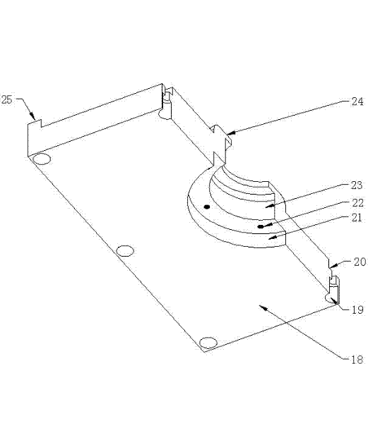 Propping device of overlong rotary handle