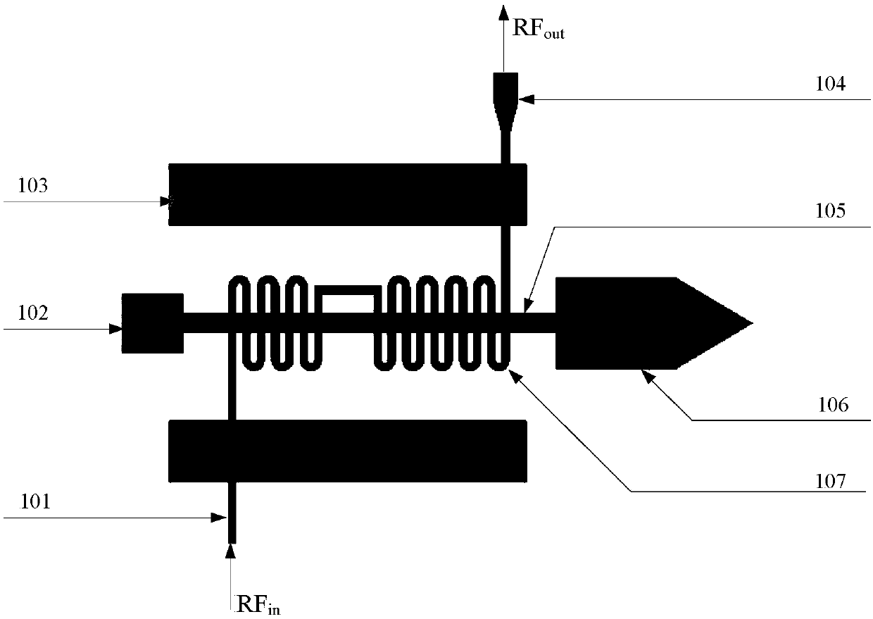 A double-electron-beam terahertz wave radiation source with an over-mode cascaded high-frequency structure