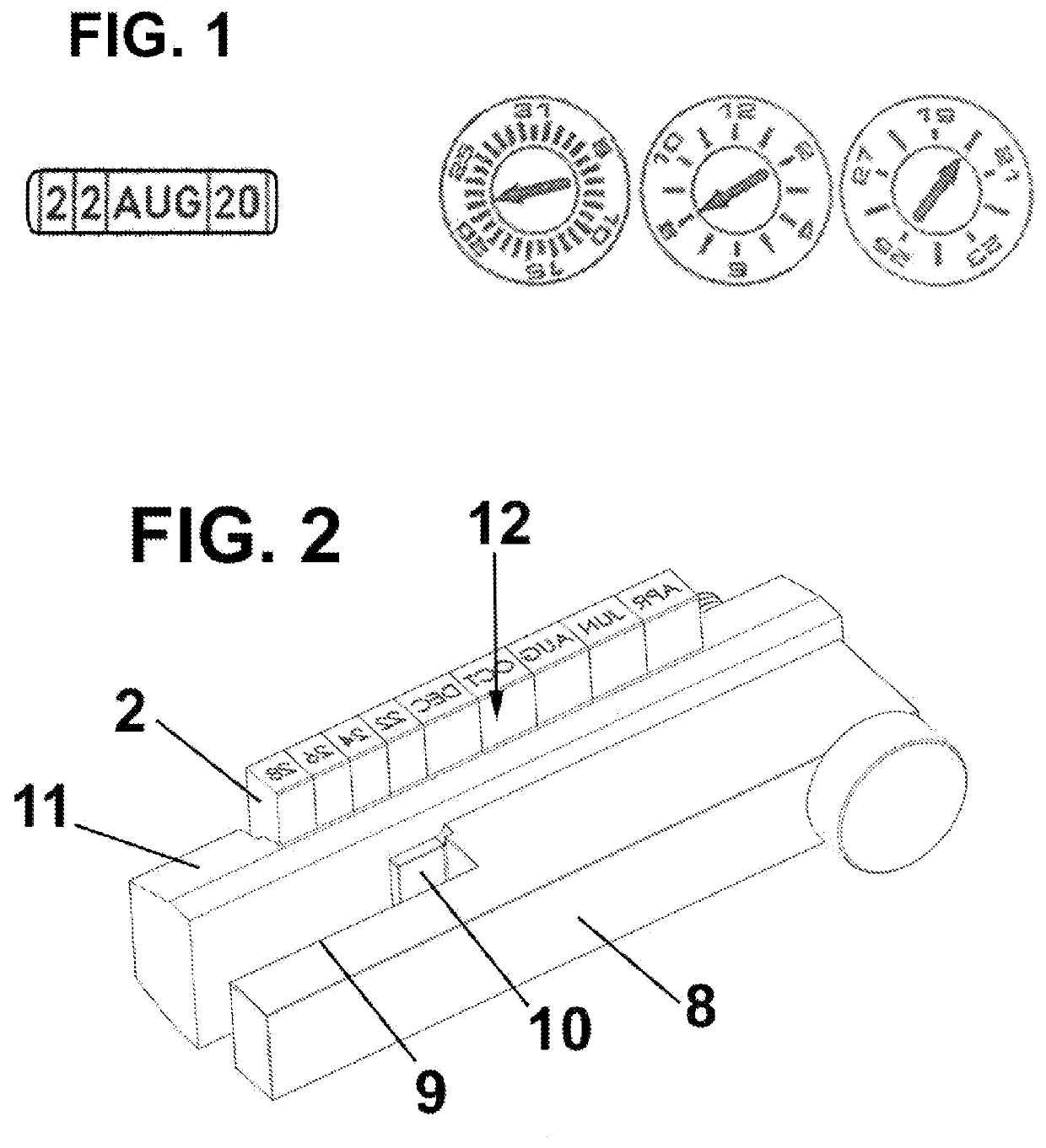 Dating system for molds