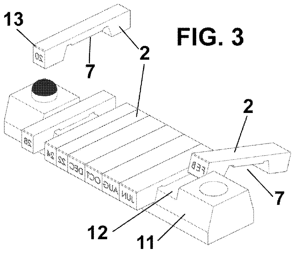 Dating system for molds