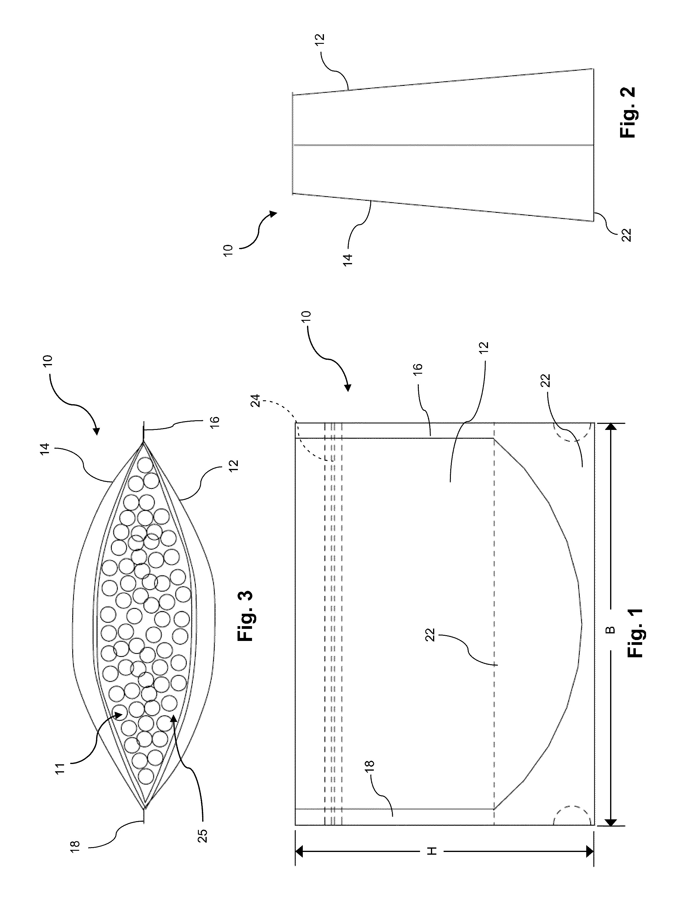 Flexible package and method of forming a cuff