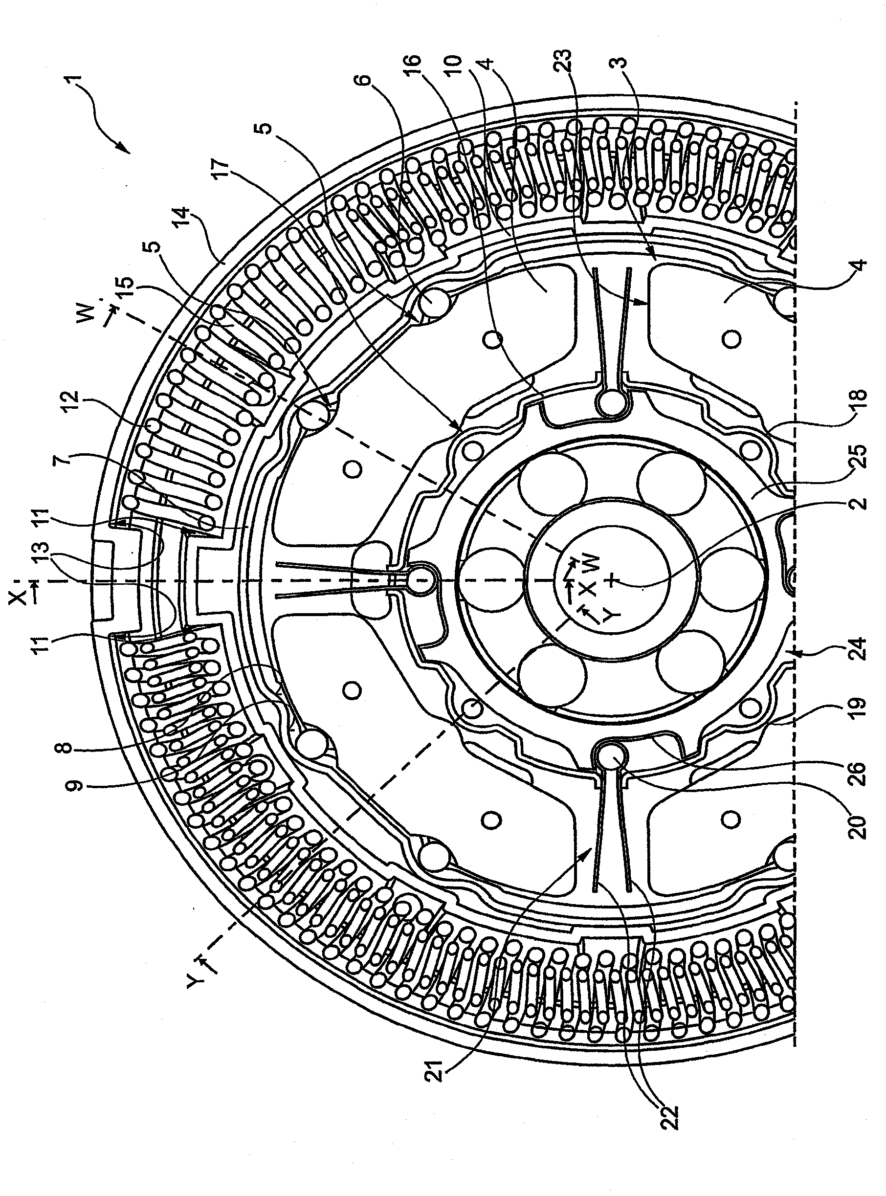 Damping device having centrifugal force pendulum