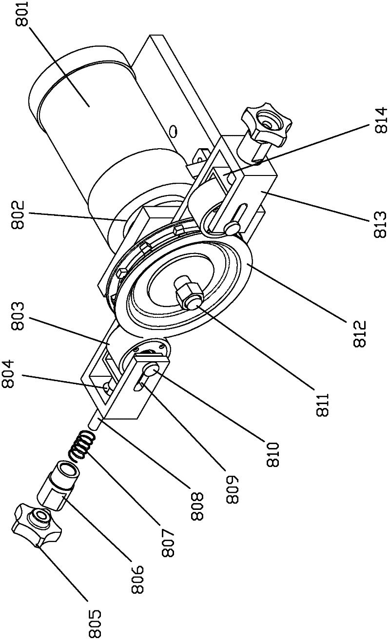 Labor-saving device for carrying out hand chain hoist no-load action test