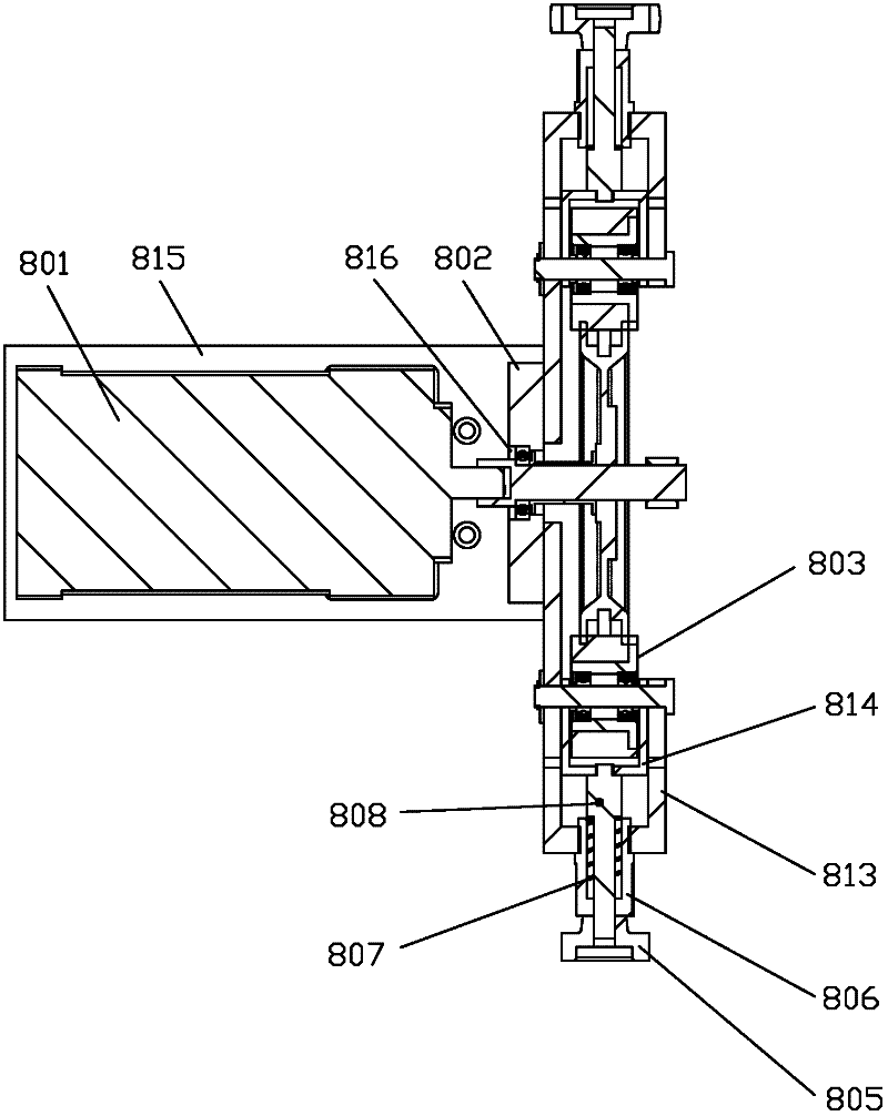 Labor-saving device for carrying out hand chain hoist no-load action test